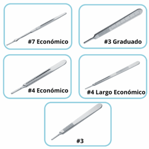 Mango para bisturí ACERO INOXIDABLE